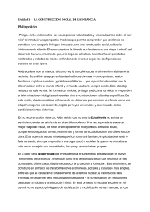 La Construcci&oacute;n Social de la Infancia