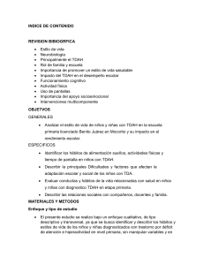 Estilo de vida y TDAH en primaria: impacto en rendimiento escolar