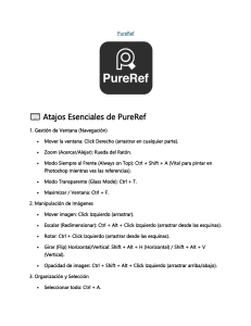 Atajos Esenciales de PureRef: Gu&iacute;a de Teclas R&aacute;pidas