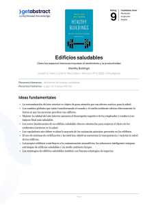 Edificios saludables: Resumen del libro de Allen y Macomber