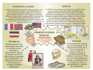 First World War Aftermath Infographic