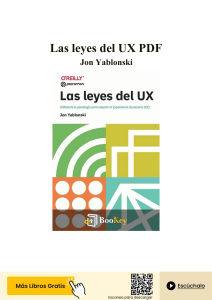 Resumen de Las leyes del UX
