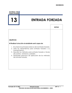 Manual de Entrada Forzada para Bomberos