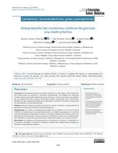 Practical interpretation of continuous glucose monitoring