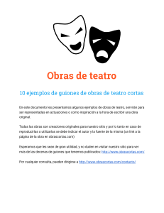 10 Ejemplos de Guiones de Obras de Teatro Cortas