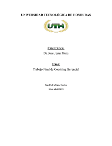 Trabajo Final de Coaching Gerencial - Universidad UTH