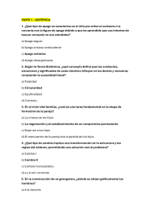 Examen de Psicolog&iacute;a Sist&eacute;mica: Preguntas de Apego y Familia