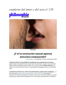 Revoluci&oacute;n sexual: &iquest;acaba de empezar?