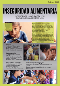 Inseguridad Alimentaria en Guatemala: Causas, Consecuencias y Soluciones