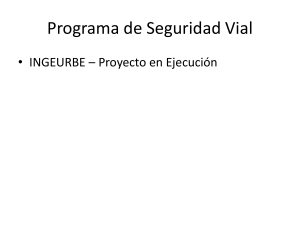 Programa de Seguridad Vial INGEURBE
