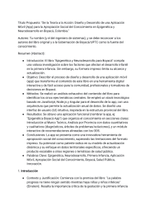 Aplicaci&oacute;n M&oacute;vil para Epigen&eacute;tica y Neurodesarrollo en Boyac&aacute;