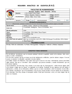 Resumen Anal&iacute;tico: Informe de Amenazas Cibern&eacute;ticas 2026