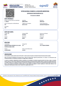 Certificado de Admisi&oacute;n SNI 2025 - Medicina Veterinaria