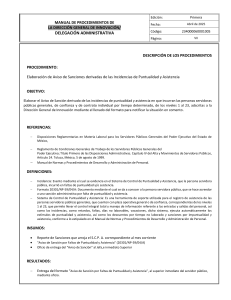 Manual de Procedimientos: Elaboraci&oacute;n de Avisos de Sanciones