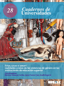Estas cosas s&iacute; pasan: Violencias de g&eacute;nero en universidades