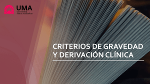 Criterios de Gravedad y Derivaci&oacute;n Cl&iacute;nica en Crisis Psicol&oacute;gicas