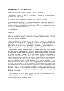 Comentario de texto expositivo: an&aacute;lisis de la comunicaci&oacute;n no verbal