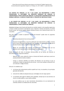 Fuentes del derecho: leyes, reglamentos e interpretaci&oacute;n - Ejercicio INSST
