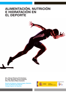 Nutrici&oacute;n e hidrataci&oacute;n en el deporte: gu&iacute;a completa