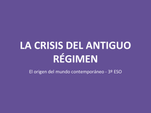 Crisis of the Old Regime - 3rd ESO