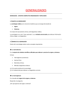 Generalidades de la Semiolog&iacute;a: Apuntes Completos y Explicados