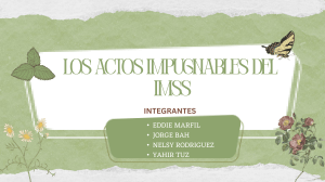 Actos Impugnables del IMSS: Definitivos y Quejas M&eacute;dicas