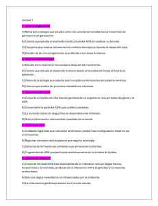Examen de Gen&eacute;tica y Embriolog&iacute;a