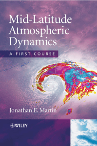 Mid-Latitude Atmospheric Dynamics: A First Course Textbook