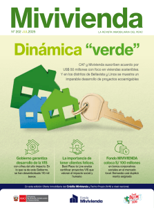 Revista Mivivienda Julio 2025: Vivienda Sostenible y Mercado Inmobiliario