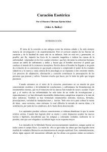 Tratado de Curaci&oacute;n Esot&eacute;rica de Djwhal Khul