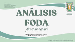 An&aacute;lisis FODA ponderado: Gu&iacute;a completa con ejemplos y matrices MEFE/MEFI