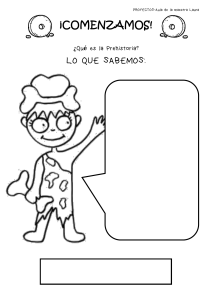 Proyectos de Prehistoria para Ni&ntilde;os - Aula de la Maestra Laura