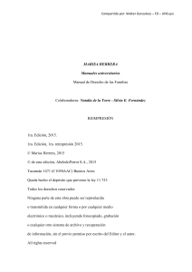 Manual de Derecho de las Familias - Marisa Herrera