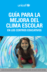 Gu&iacute;a para mejorar el clima escolar en centros educativos