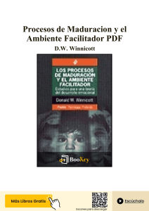 Procesos de Maduraci&oacute;n y el Ambiente Facilitador - Winnicott