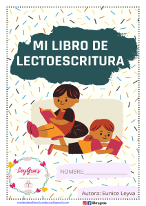 Mi libro de lectoescritura: ejercicios para aprender a leer y escribir