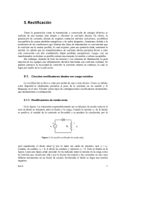 Rectification in Electrical Circuits: Half-Wave Rectifiers