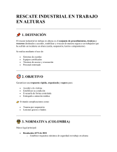 Rescate Industrial en Trabajo en Alturas: Gu&iacute;a de Seguridad y Normativa