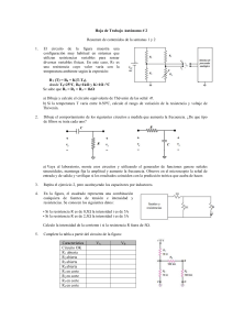 Ejercicios de Circuitos El&eacute;ctricos - Hoja de Trabajo Aut&oacute;nomo #2
