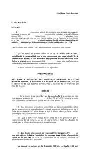 P&eacute;rdida de Patria Potestad: Demanda por Abandono y Violencia Familiar
