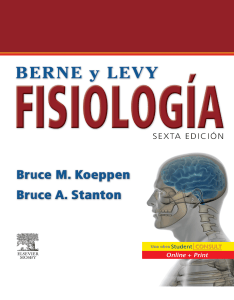 Fisiolog&iacute;a Berne y Levy 6&ordf; edici&oacute;n - Texto m&eacute;dico universitario