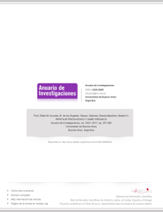 Peritaje Psicol&oacute;gico y Da&ntilde;o Ps&iacute;quico - Art&iacute;culo de Investigaci&oacute;n