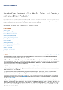 ASTM A123/A123M-17: Zinc Hot-Dip Galvanized Coatings Standard
