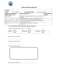 Gu&iacute;a de Artes Visuales 1&deg; y 2&deg; B&aacute;sico