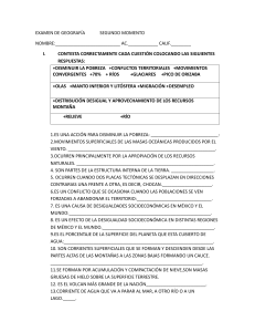 Examen de Geograf&iacute;a Segundo Momento
