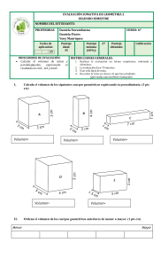 Evaluaci&oacute;n Sumativa de Geometr&iacute;a 2 - 6&ordm; Grado