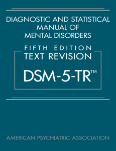 DSM 5 TR