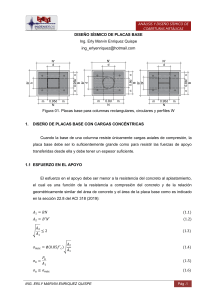 Dise&ntilde;o s&iacute;smico de placas base