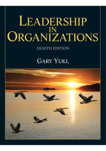 Leadership in Organizations 8th Edition Textbook