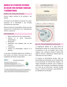 Modelo de Atenci&oacute;n Integral de Salud Familiar y Comunitario